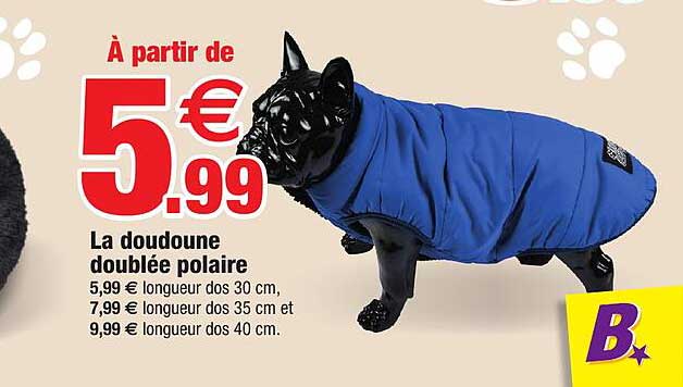 la doudoune doublée polaire