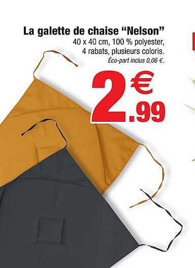 la galette de chaise "nelson"