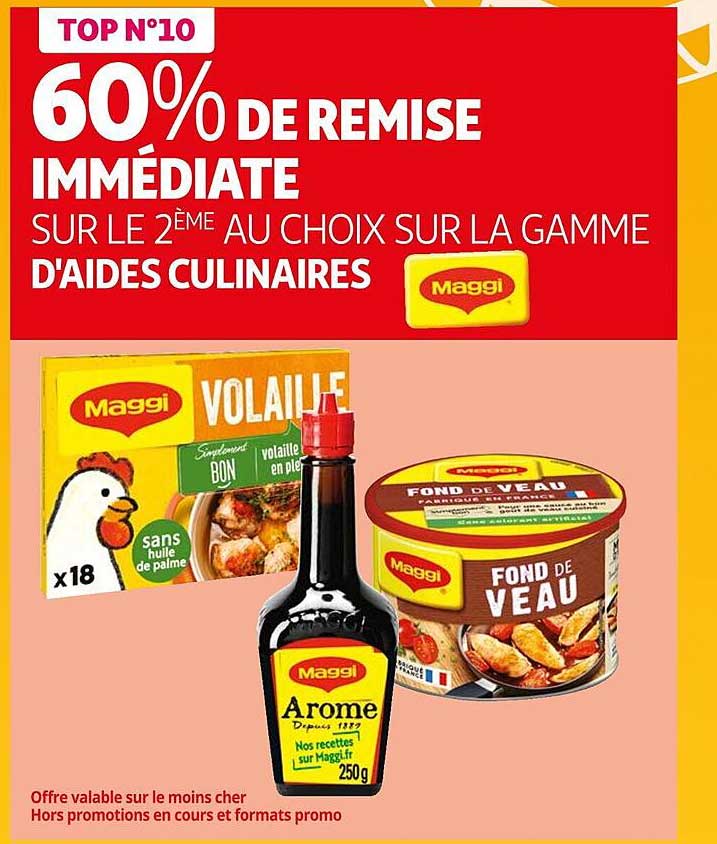 la gamme d'aides culinaires maggi