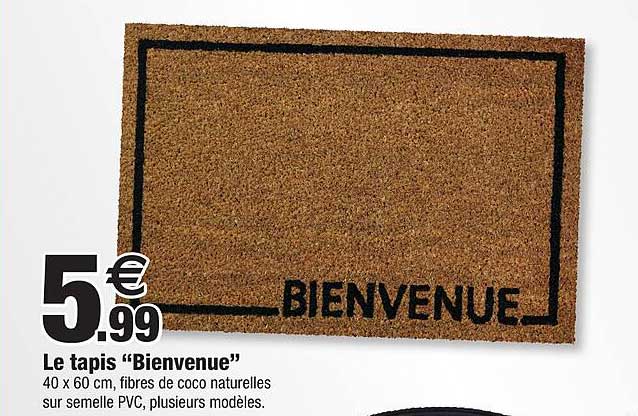 le tapis "bienvenue"