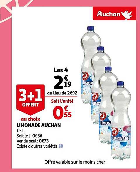 Limonade Auchan