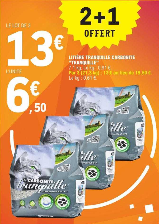 Litière Tranquille Carbonite "tranquille"