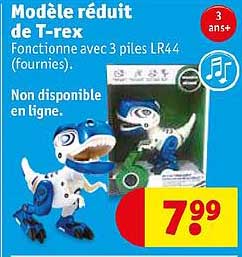 modèle réduit de t-rex