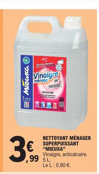 nettoyant ménager superpuissant "mieuxa"