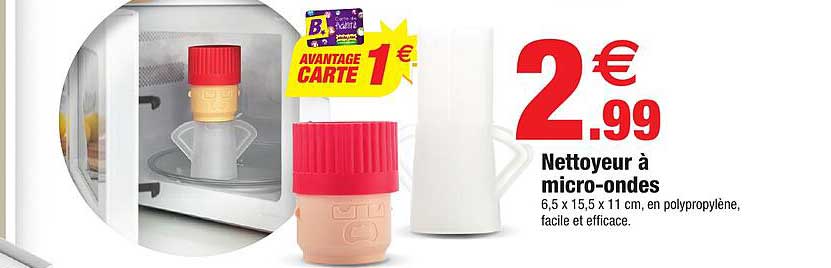 nettoyeur à micro-ondes