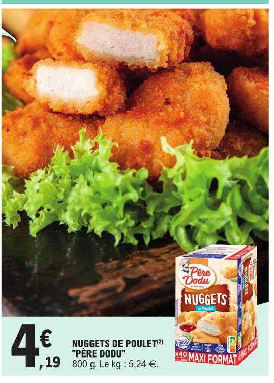nuggets de poulet "père dodu"