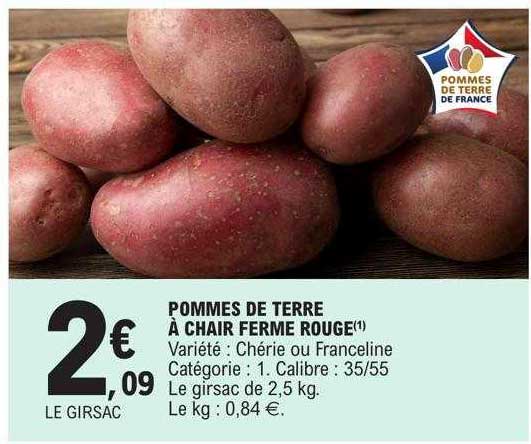 Pommes De Terre à Chair Ferme Rouge