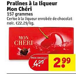 pralinés à la liqueur mon chéri