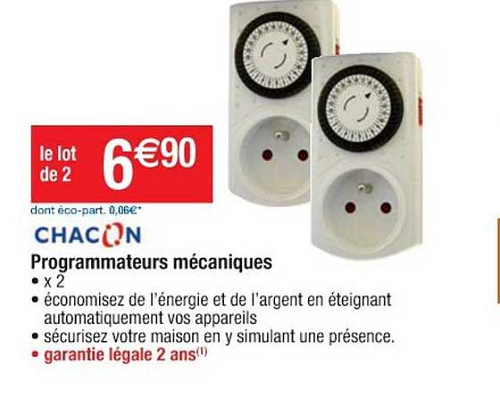 programmateurs mécaniques chacon