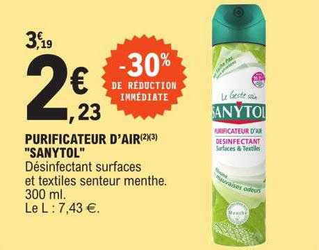 purificateur d'air "sanytol"