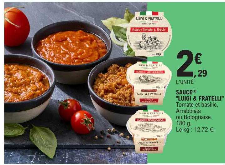 sauce "luigi & fratelli"