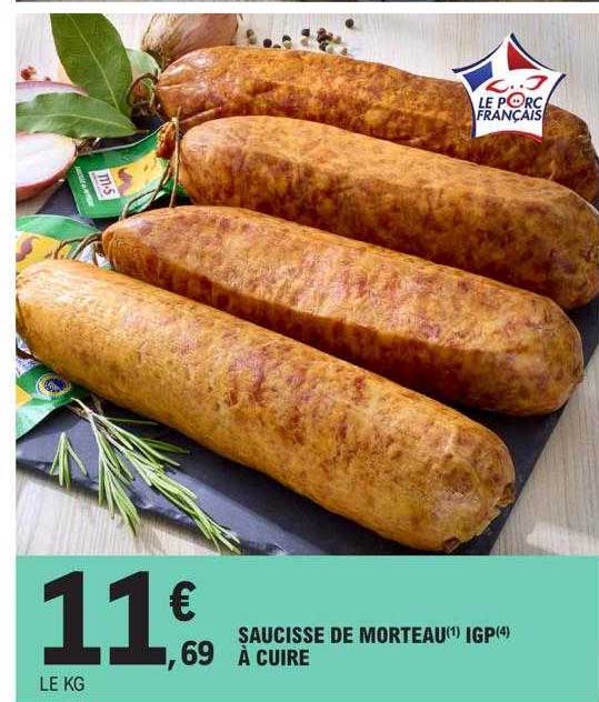 Saucisse De Morteau Igp à Cuire