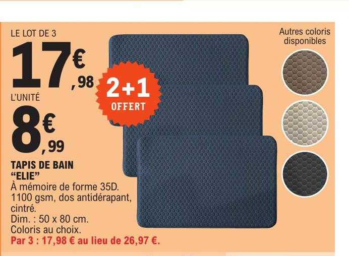 tapis de bain "elie"