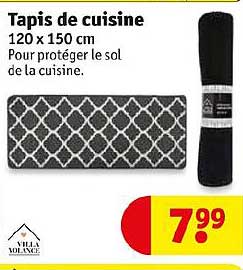 tapis de cuisine villa volance