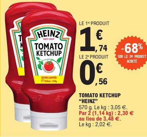tomato ketchup "heinz"