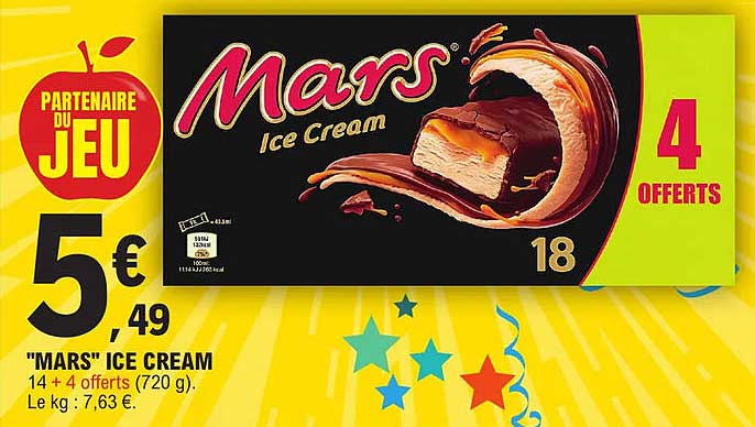 "mars" ice cream