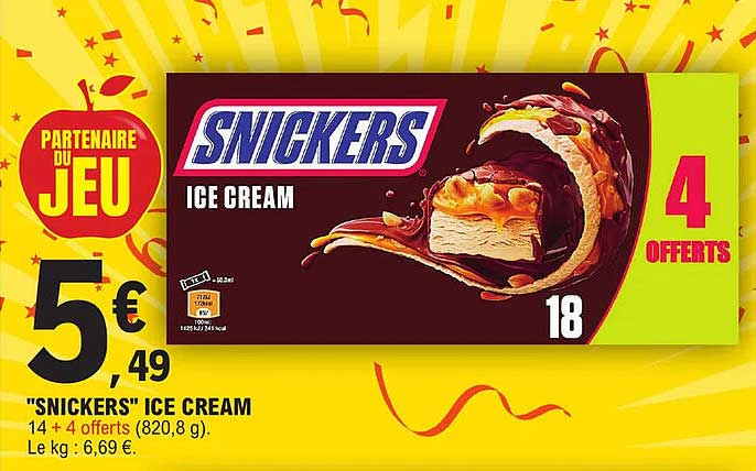 "snickers" ice cream
