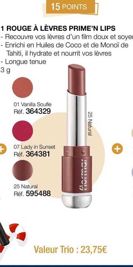 1 rouge à lèvres prime'n lips