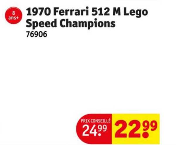 1970 ferrari 512 M lego speed champions