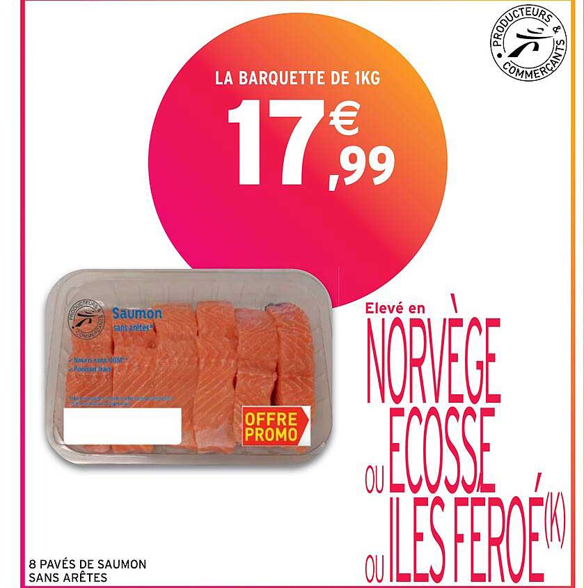 8 pavés de saumon sans arêtes