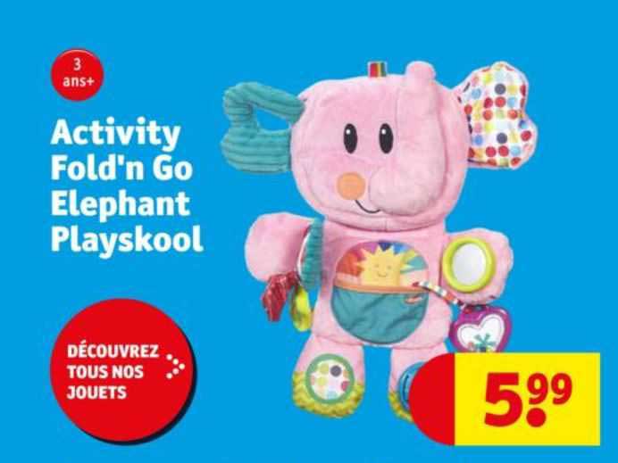 Activity Fold'n Go Elephant Playskool