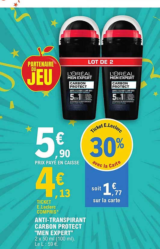 Anti-transpirant Carbon Protect "men Expert"