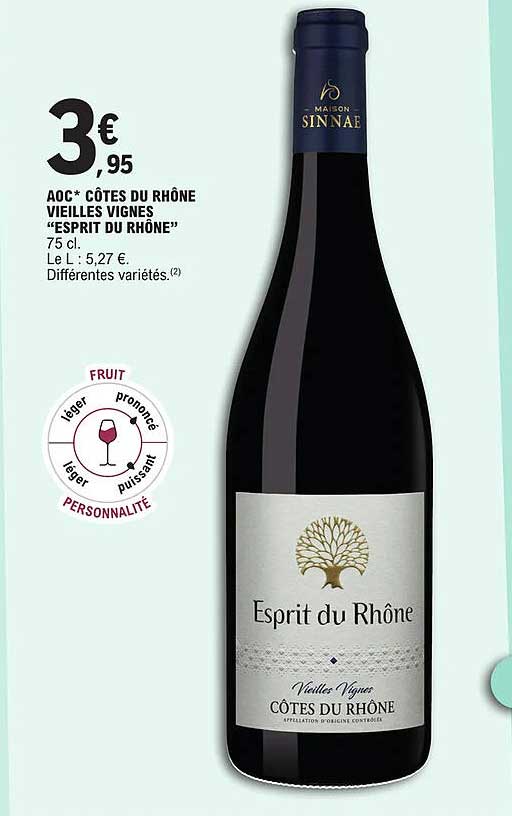 aoc côtes du rhône vieilles vignes "esprit du rhône"