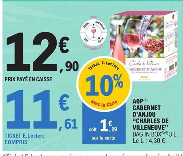 aop cabernet d'anjou "charles et villeneuve"