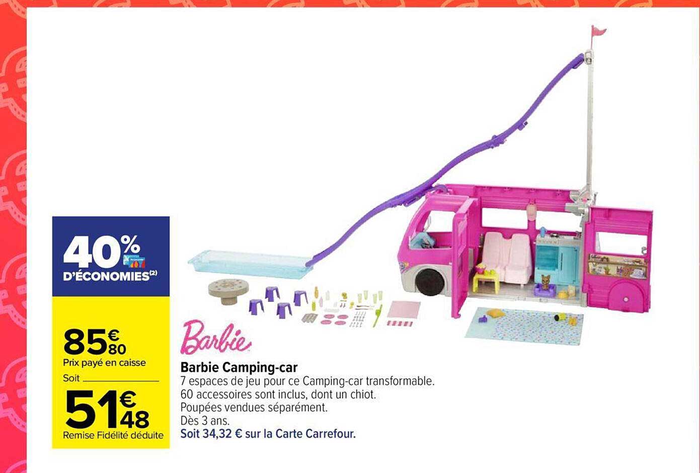 barbie camping-car