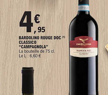 bardolino rouge doc classico "campagnola"