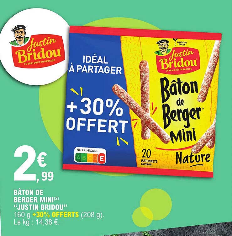 bâton de berger mini "justin bridou"