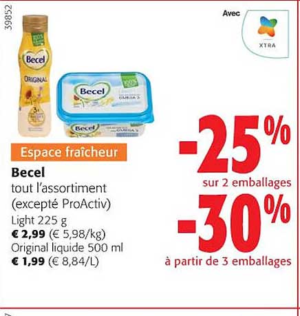 becel tout l'assortiment