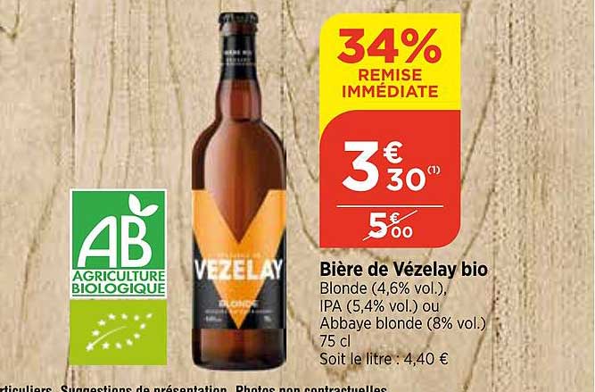 bière de vézelay bio