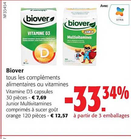 biover tous les compléments alimentaires ou vitamines vitamine d3 capsules