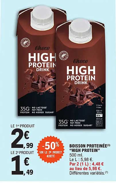 Boisson Proteinée "high Protein"