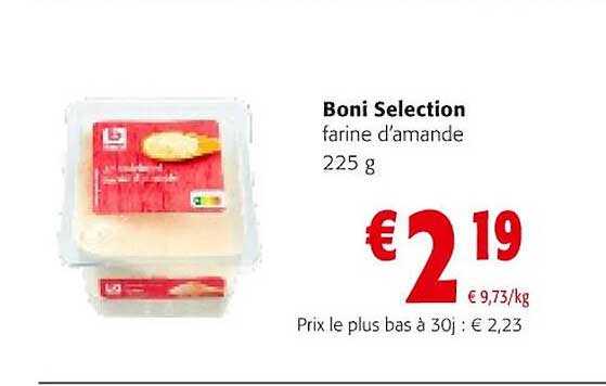 boni selection farine d'amande