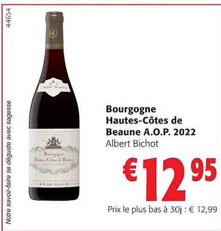 bourgogne hautes-côtes de beaune a.o.p. 2022 albert brichot
