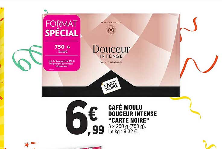 Café Moulu Douceur Intense "carte Noire"