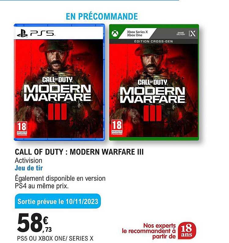 call of duty : modern warfare III