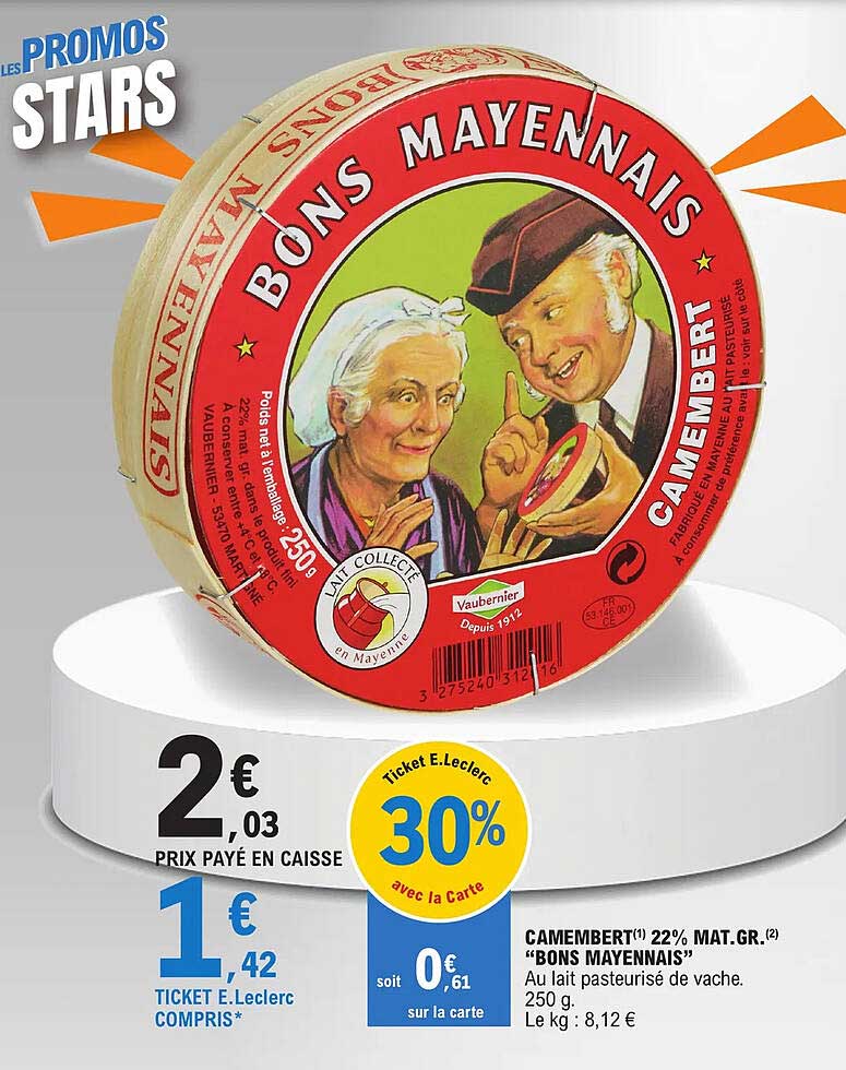 camembert "bons mayennais"