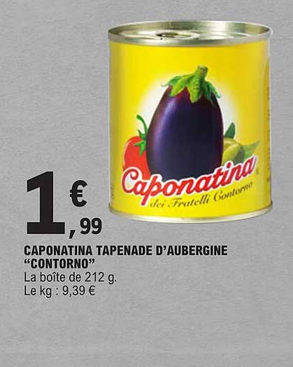 caponatina tapenade d'aubergine "contorno"
