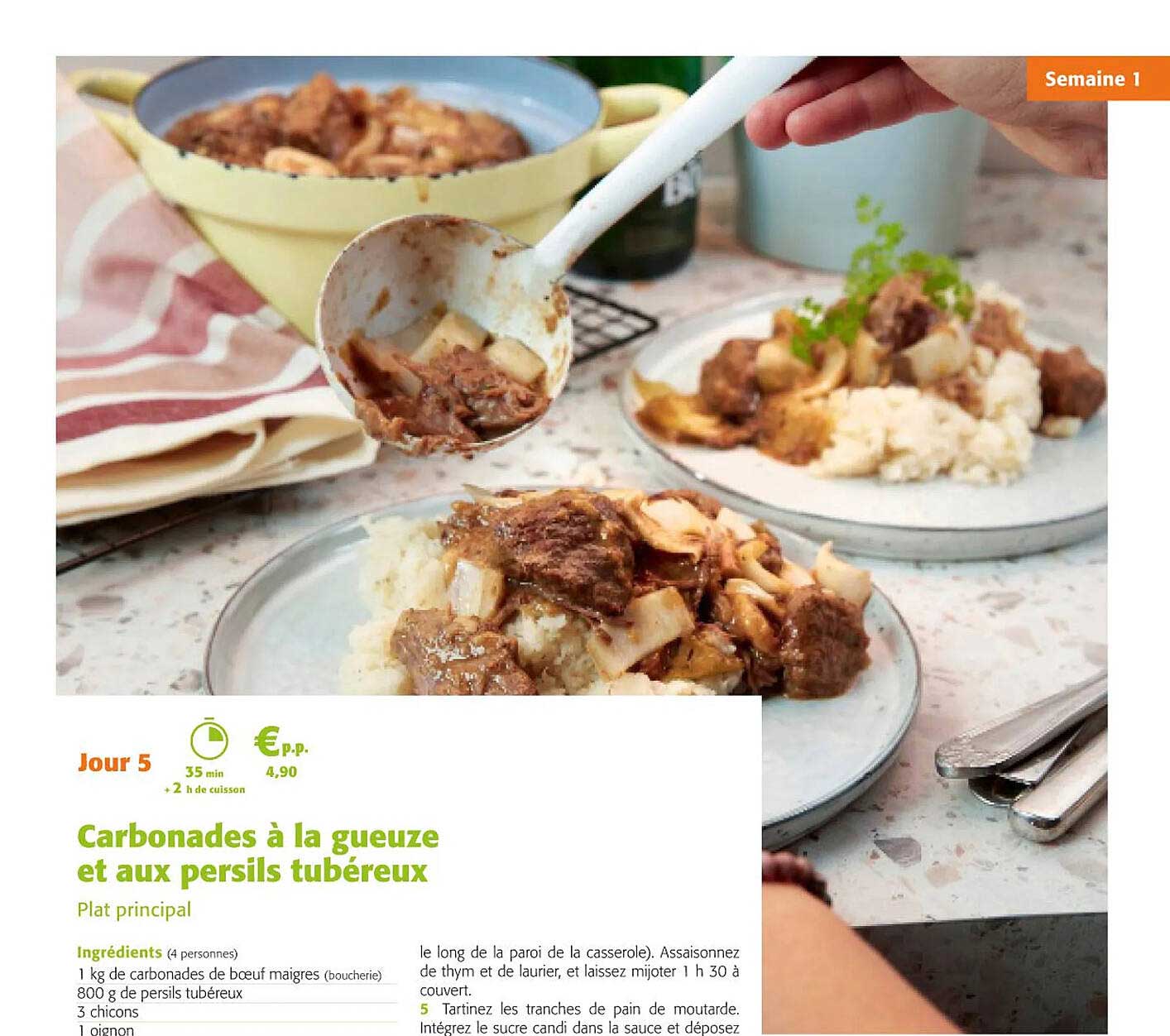 Carbonades à La Gueuze Et Aux Persils Tubéreux