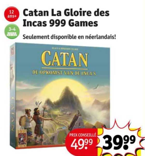 catan la gloire des incas 999 games