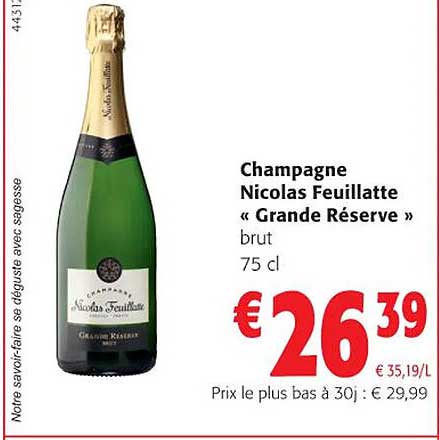 champagne nicolas feuillatte "grande réserve"