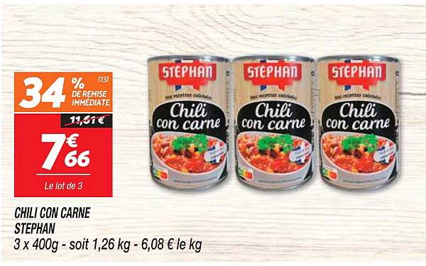 chili con carne stéphan