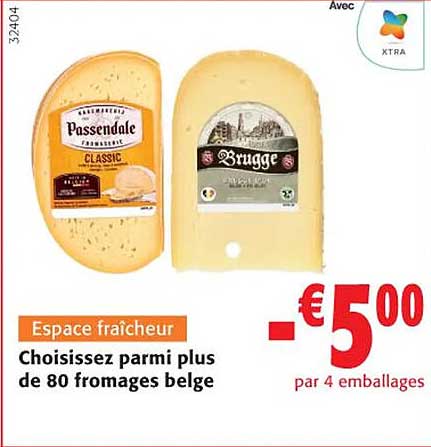 choisissez parmi plus de 80 fromages belge