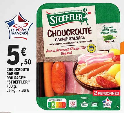 Choucroute Garnie D'alsace "stoeffler"