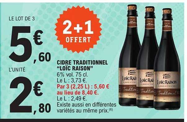 cidre traditionnel "loïc raison"