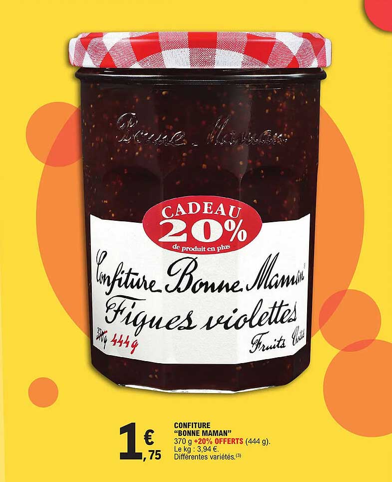confiture "bonne maman"