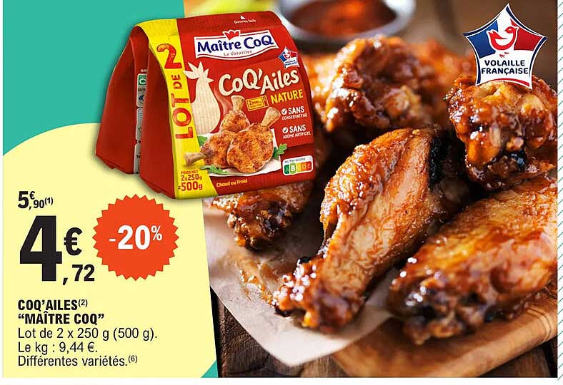 coq'ailes "maître coq"